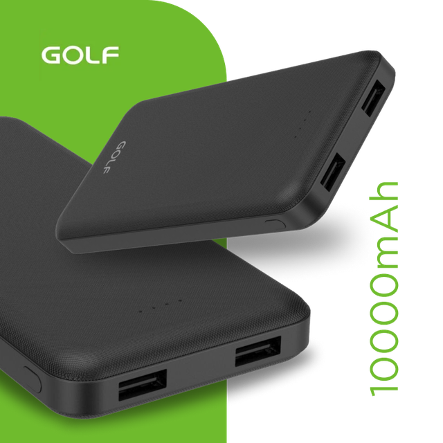 Power Bank Golf P200 10000mAh 10W White UA UCRF Гарантия 12 Месяцев — в