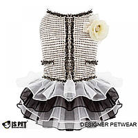 Платье утепленное для собак Is Pet "Elizabeth dress" черный