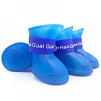 Гумові чобітки для собак Multibrand синій S