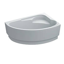 Ванна акрилова асиметрична FIONA 150x100 R + ноги + екран під ванну ( А0045122 )