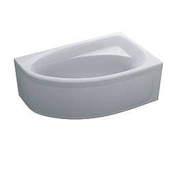 Ванна акрилова асиметрична ELLA 160x100 R + ноги + екран під ванну ( А0045128 )