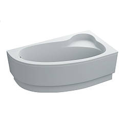 Ванна акрилова асиметрична GLORIA 160x90 R + ноги + екран під ванну ( А0045129 )