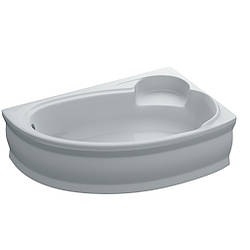 Ванна акрилова асиметрична ADELE 170х110 R + ноги + екран під ванну ( А0045133 )