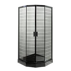 Душова кабіна INSANA Ida Black P 92/5 B LN 90х90х205 мілкий піддон ( А0048480 )