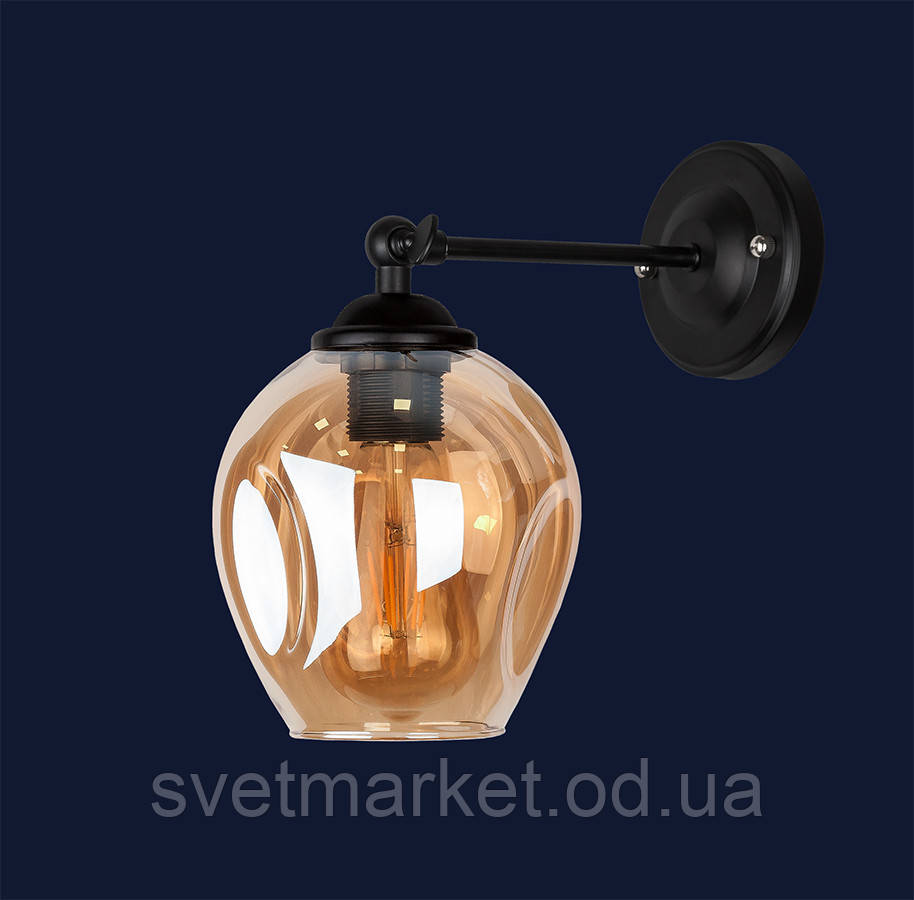 Сучасний світильник 756WPR0231F-1 BK+BR