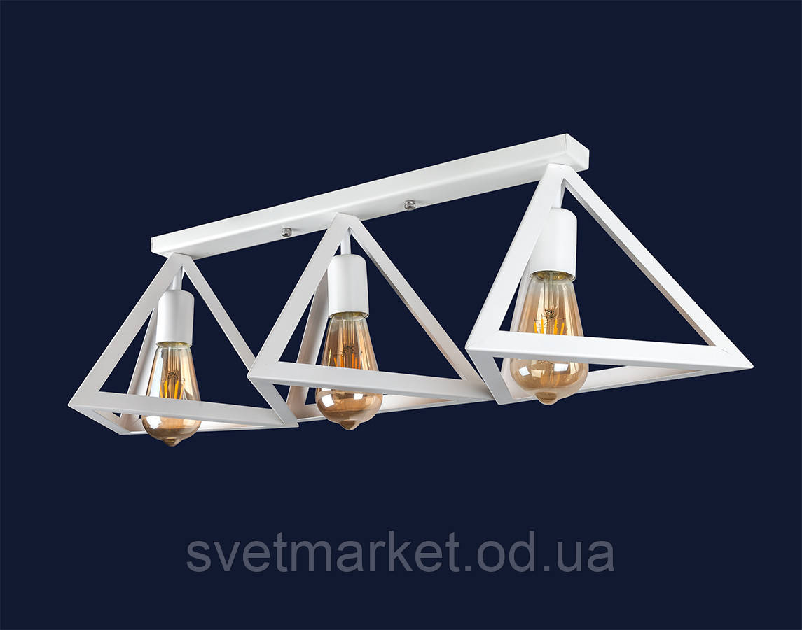 Яскравий стельовий світильник 756XPR220F2-3 WH (500)