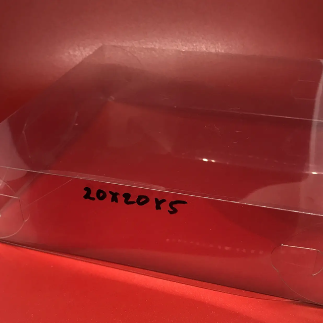 Коробки Прозрачные Пластиковые Сборные 20 Х 20 Х 5 См 200 Мкр 50 Шт — в ...