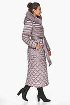 Елегантна жіноча куртка в пудровому кольорі модель 31012, фото 3