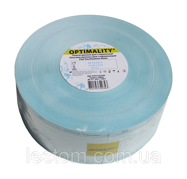 Рулони пласкі OPTIMALITY РПО 400Х200 (пар/етилен оксид)