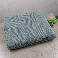 Махровое банное полотенце Уельс GM Textile 70х140см 500г/м2 (Темно-Мятный)