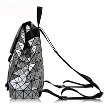 Жіночий міський рюкзак 3D, Рюкзак світловідбивний, Голограмний молодіжний рюкзак, фото 3