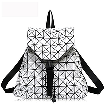 Жіночий міський рюкзак 3D, Рюкзак світловідбивний, Голограмний молодіжний рюкзак, фото 4