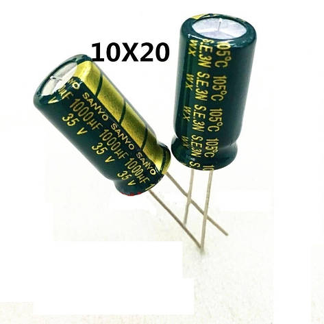 Конденсатор 1000uF 35V 1000мкФ 35В Sanyo, фото 1