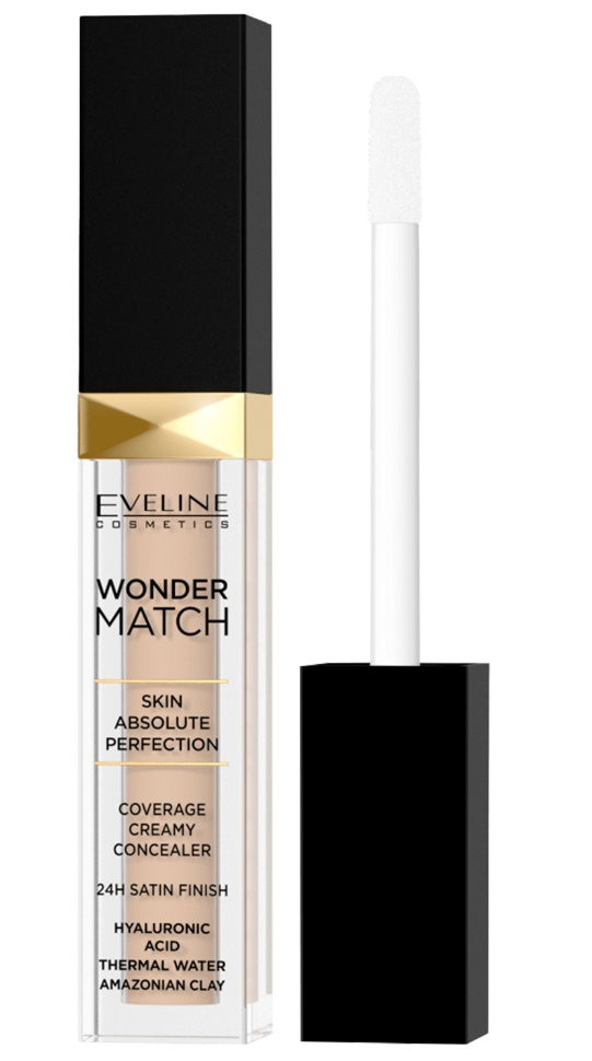 Консилер для обличчя Eveline Cosmetics Wonder Match Coverage Creamy Concealer No 005 Light Porcelain, 7 мл
