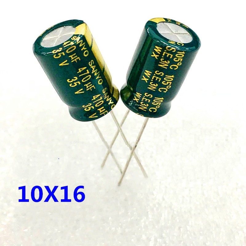 Конденсатор 470uf 35v 470Мкф 35в 10x16мм Sanyo