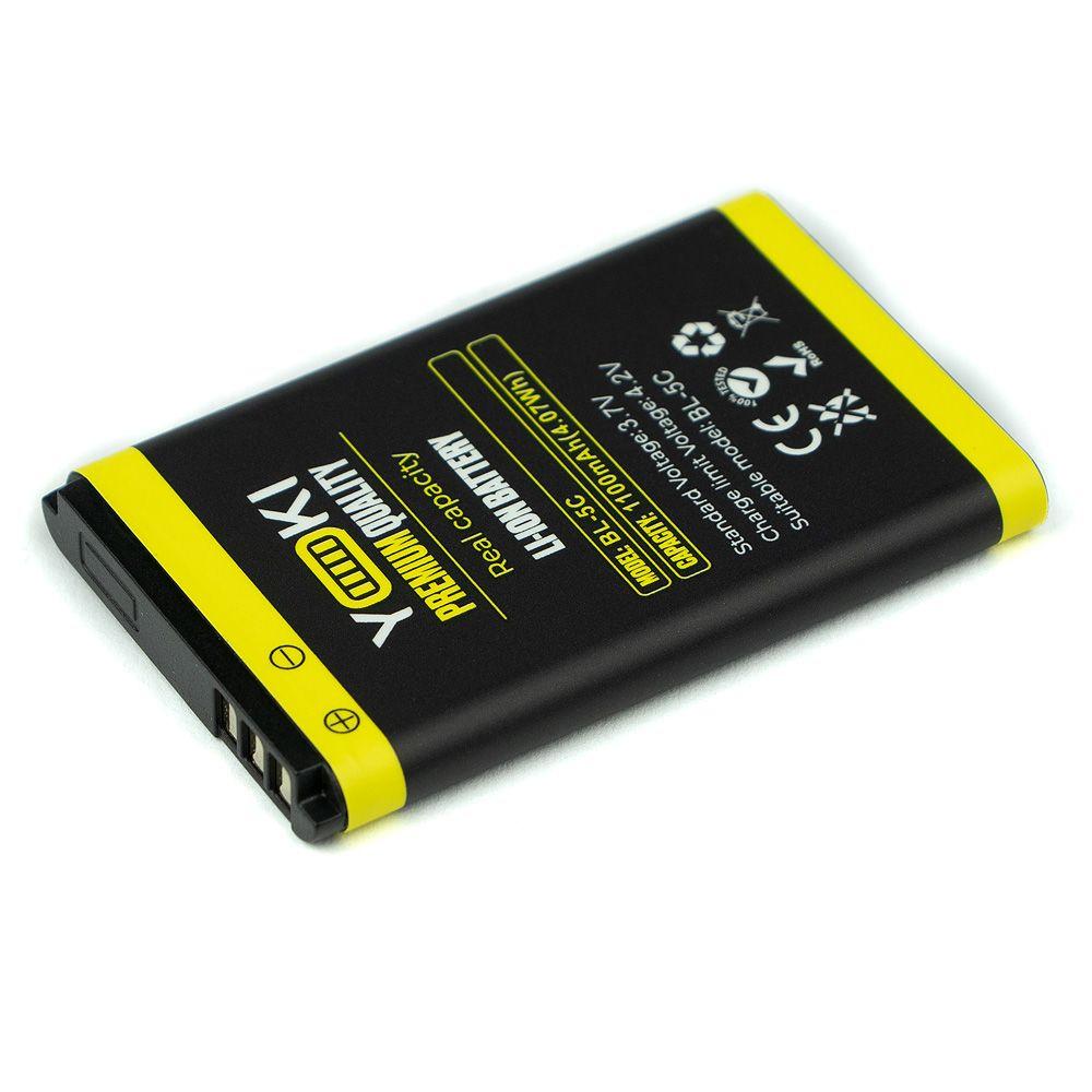 Акумулятор YOKI для Nokia BL-5C, 1020 mAh  AAAA