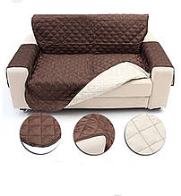 Покривало на диван двостороннє Couch Coat коричневий колір