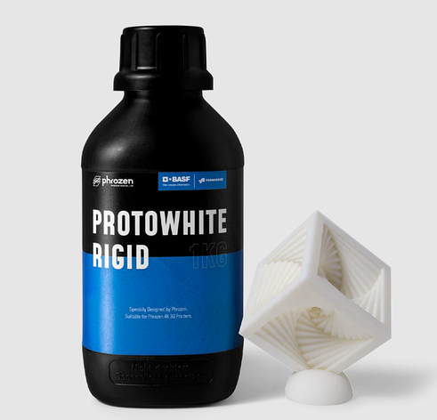 Зносостійка фотополімерна смола Phrozen Protowhite Rigid Resin, фото 2