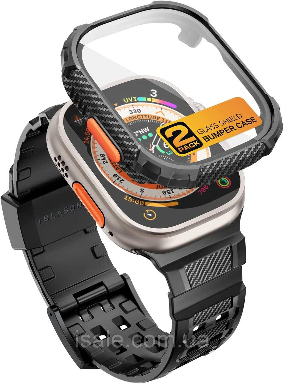 Ремінець із захисним склом у комплекті i-Blason Armorbox для Apple Watch Ultra 49 mm, фото 1