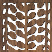 3D декоративные панели для стен и интерьера из дерева NEW! Leaf Columns (NEW! Листовые колонки)