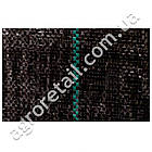 Агротканина вологопроникна чорна із зеленою смугою щільність 95 ширина 3.2 м на метраж Agreen, фото 4