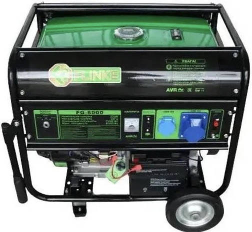 Генератор бензиновий Flinke FG-8000 (7.5 КВт) МЕДНА ПРОМОТКА, фото 4