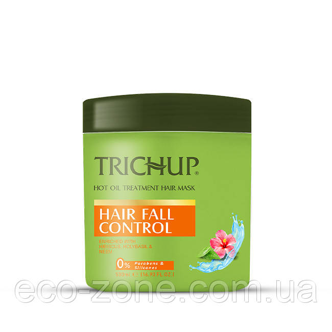 Крем-маска проти випадіння волосся /Trichup hair fall control Hot Oil Treatment /500ml без SLS Термін до 08/2025