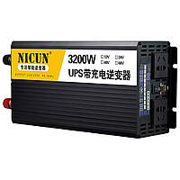 Інвертор Nicun SFX24-220 1200W/ 3200W DC 24V — AC 220V з функцією заряджання акумулятора