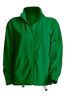 Мужская ветровка - куртка флисовая в наличие цвет зеленый