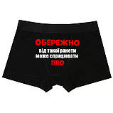 Труси чоловічі з  принтом Я  звісно не  достконалість, але шедевр ще той (S - XXXL), фото 10