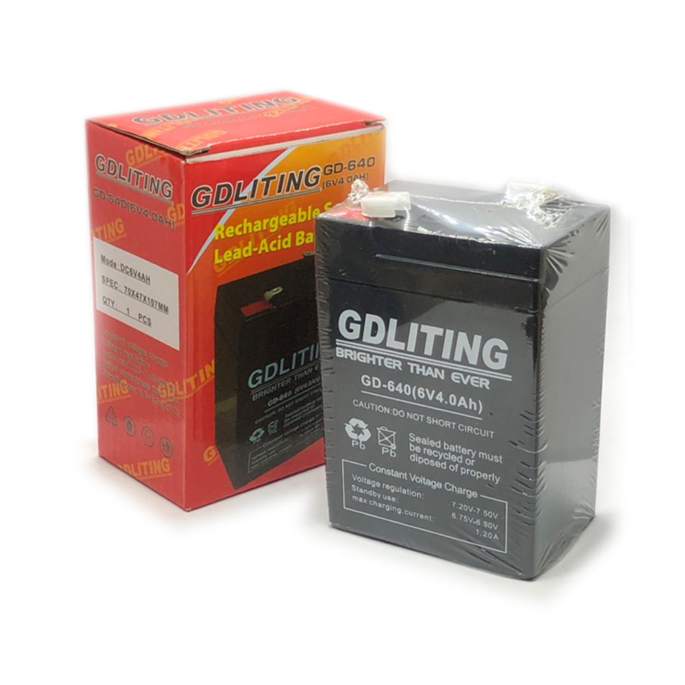 Акумулятор 6v 4Ah GD Liting
