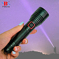 Світлодіодний акумуляторний ліхтар BL P02-P50 USB Type-C тактичний LED ліхтарик, кишеньковий ліхтар