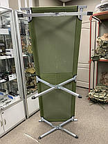 Ліжко розкладне Ranger Military Steel (RA5518), сталевий каркас, вага 6 кг, навантаження 120 кг, розкладачка для військових, фото 3