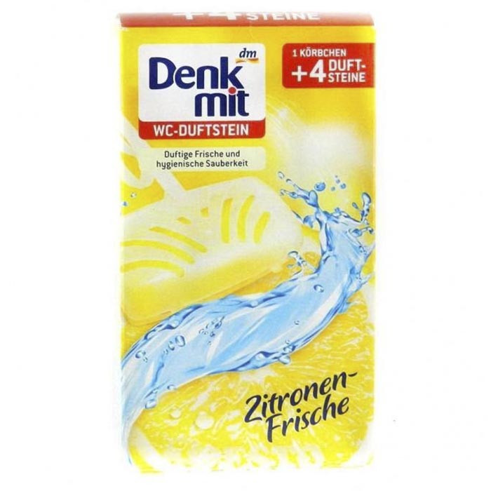 Підвісний блок для унітаза Denkmit duftstein Zitrone frische 4 шт