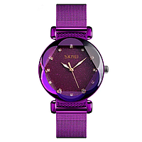 Женские кварцевые часы Skmei 9188 Arrogant (Фиолетовый)