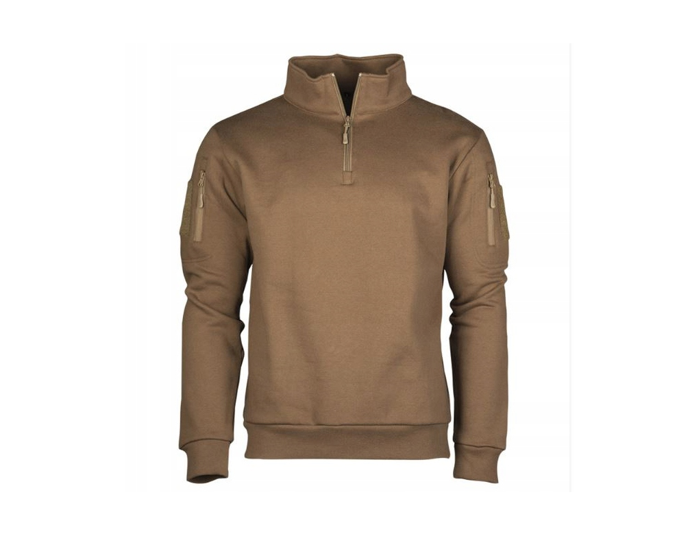 Cвітшот Mil Tec TACTICAL WITH ZIPPER Coyote