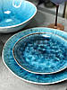 Тарілка керамічна обідня синя Скандія 27.5 см, фото 8