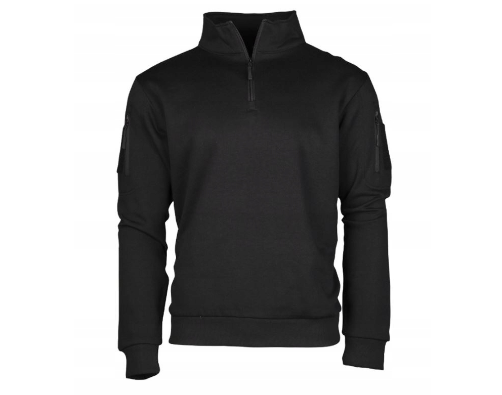 Cвітшот Mil Tec TACTICAL WITH ZIPPER Black