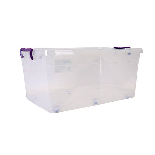 Купить Контейнер ASUDE Plastik 40л на колесах, прозорий (ASD147), цена ...