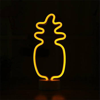 Нічний світильник (нічник) Neon Lamp Pineapple (Ананас)