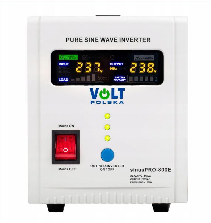 Джерело безперебійного живлення Volt Polska Sinus PRO 500/800 W 12 V