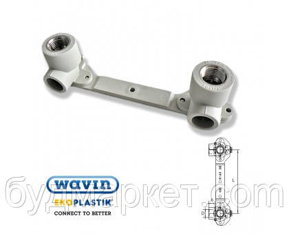 Комплект для суміші настінний 20x1/2, Ekoplastik SNKD020X