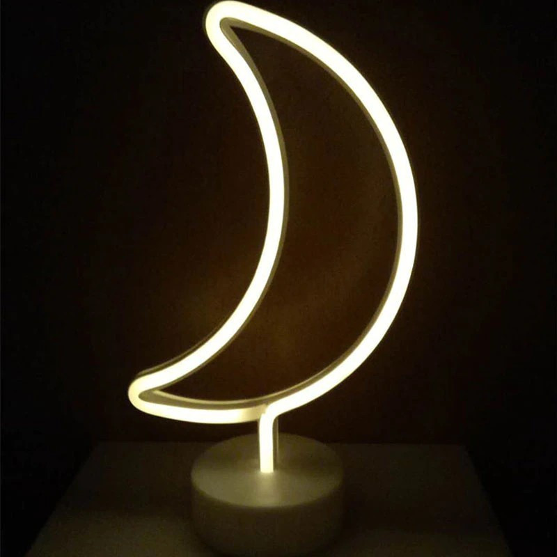 Ночной светильник (ночник) Neon Lamp Moon (Луна), фото 1