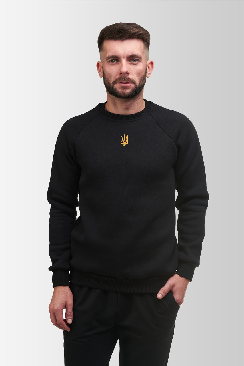 Кофта Світшот чоловіча з Тризубом Vsetex Warm