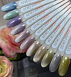 Гель-лак GeliX CRYSTAL CAT EYE - №4. Кольорова кришталева кішка, фото 3