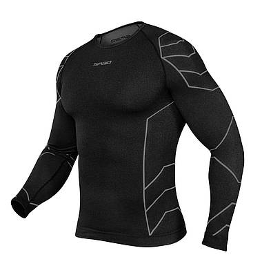 Комплект термобілизни чоловічий SPAIO Rapid SET XXL Black/Grey, фото 6