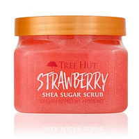 Сахарный скраб для тела TREE HUT Strawberry Sugar Scrub "Сладкая клубника", 510г