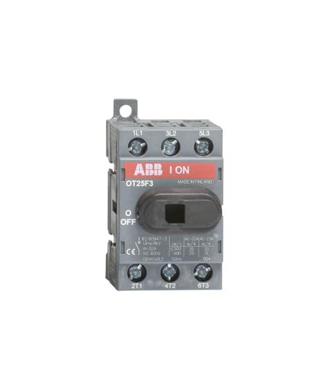 Вимикач навантаження Рубильник ABB Switch-Disconnector OT25F3 (1SCA104857R1001)