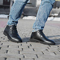 Кожаные туфли зимние на меху черные Ed-Ge. Дерби туфли классические зимние черные. Зимняя обувь мужская