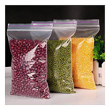 Пакети з замком Zip-Lock для заморожування та пакування 10х20 см 100 шт / уп, фото 2